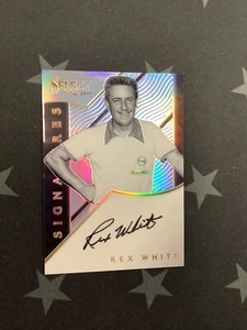 2017 SELECT RACING REX WHITE SIGNATURES SILVER AUTOGRAPH NO S-RW - Picture 1 of 2