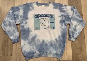 Sudadera De Colección Años 80 Nuevo Orden Tie Dye Polar Cuello Redondo - XL - Imagen 1 de 6