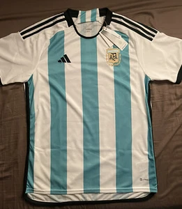 adidas Argentina 2022 World Cup Men's Home Jersey, Large - Blue/White HF2158 - Picture 1 of 3