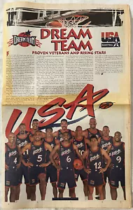 USA TODAY, SPECIAL SECTION, USA BASKETBALL DREAM TEAM, WEDNESDAY, JULY 3, 1996 - Picture 1 of 2