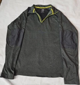 The North Face Extreme Durability 1/4 Zip Pullover Mens Medium Green FlashDry-XD - Picture 1 of 9