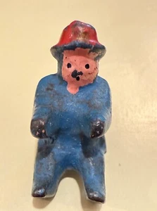 VINTAGE CAST IRON Horse Stage Coach Driver Rider See All Pics And Description - Picture 1 of 6