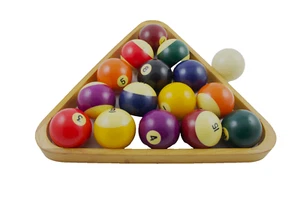Complete Set of Vintage Billiard Pool Balls - Picture 1 of 7