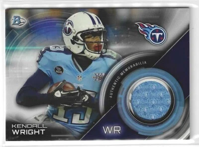 KENDALL WRIGHT 2015 BOWMAN RELICS JERSEY TENNESSEE TITANS - Image 1 of 2