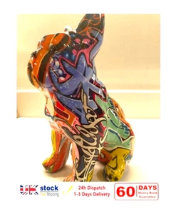 Estatua de perro globo estilo nórdico adorno escultura resina arte decoración - Imagen 1 de 10