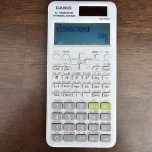 Casio Fx-115ES PLUS 2nd Edition Scientific Calculator With Case Cover - Picture 1 of 4