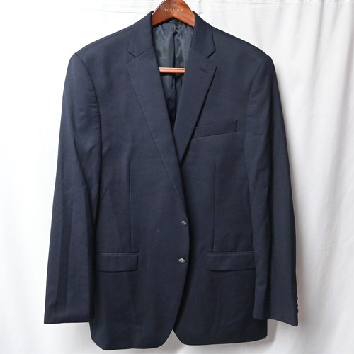 Giacca tuta blazer Michael Kors 44L blu navy 2 bottoni cappotto sportivo