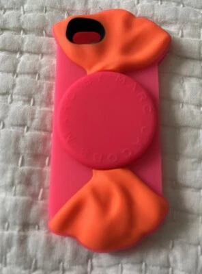 Funda Marc Jacobs iPhone 6 Rosa Naranja Silicona Envoltura Caramelo Nueva Sin Etiquetas Foto 1 de 2