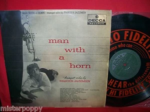 MAN WITH A HORN Trumpet solos by famous Jazzmen LP ITALY 1950s EX+ - Picture 1 of 1