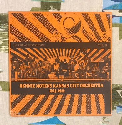 Bennie Moten's Kansas City Orchestra SEALED LP 1923-1929 Vol. 9 M/M - Image 1 of 2