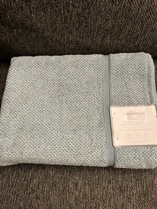Threshold Performance Texture Bath Towel Aqua - Picture 1 of 3