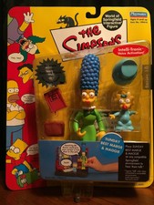 The Simpsons MARGE & MAGGIE Intelli-Tronic Interactive Figure 2002 Series 10