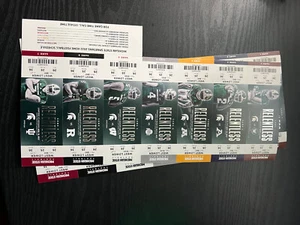 2x Michigan State Football Home Game Season Tickets Section 26, Row 25 - Picture 1 of 1