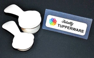Juego de cucharas métricas Tupperware cucharadita y cucharada imanes de refrigerador - Imagen 1 de 6