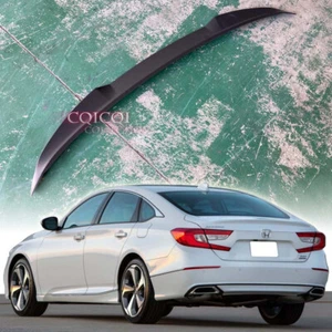 Unpainted V type trunk spoiler for Honda 2018-2020 ACCORD 10th generation Sedan◎ - Picture 1 of 3