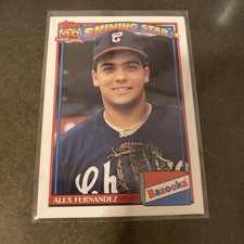 1991 Topps Bazooka Shining Stars #5 Alex Fernandez  Chicago White Sox
