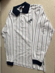 Santa Cruz Shirt Herren Small Weiß Gestreift Skateboard Langarm RAR Neu mit Etikett - Bild 1 von 3