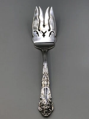 French Renaissance by Reed & Barton Sterling large Serving Fork 9" - Image 1 of 4