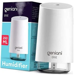 Portable Small Cool Mist Humidifiers - USB Desktop Humidifier for 250ML White - Picture 1 of 7