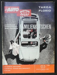 Auto Motor Sport 11/1962  .ua. Test Targa Florio / Rambler - Bild 1 von 3