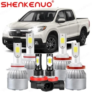 For Honda Ridgeline 2020 6x Combo LED Headlight Hi/Lo Beam + Fog Light Bulbs - Bild 1 von 16