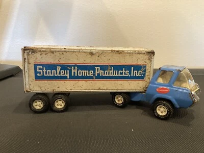 Vintage  STANLEY-STANHOME Tonka Toys Transport Tractor Trailer Semitruck unclean - Image 1 of 4