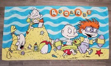 Vintage 90's Nickelodeon Rugrats Beach Towel * A Day At The Beach