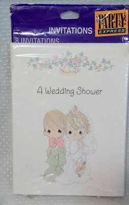 Invitaciones de boda para ducha nupcial*Sello de colección 1994*Momentos preciosos*8 tarjetas Foto 1 de 4