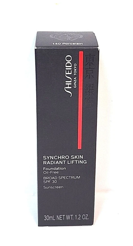SHISEIDO SYNCHRO SKIN RADIANT LIFTING 1.2 OZ FOUNDATION OIL FREE SPF 30 - Image 1 of 3