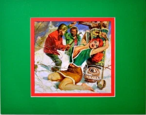 MAN'S ACTION Mar 1961 Cover PRINT Professionally Matted Basil Gogos - Picture 1 of 1
