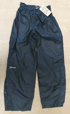 Pantalones negros genuinos Berghaus mal tiempo talla grande Reino Unido #208 Foto 1 de 4
