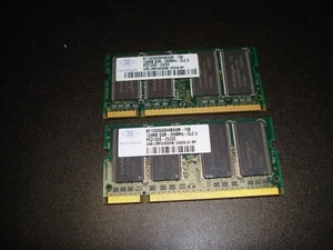 LAPTOP MEMORY, NT128D64SH4B0GM-75B 128MB DDR-266MHz-CL2.5 PC2100S-25330 - Picture 1 of 1