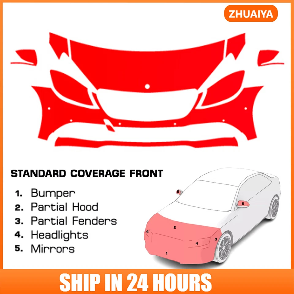 Película de proteção de pintura PreCut kit PPF transparente para Mercedes Benz S Class 2018-2020 - Imagem 1 de 4