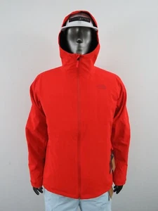Mens The North Face Thermoball ECO TriClimate Hooded Waterproof Jacket - Red - Picture 1 of 19