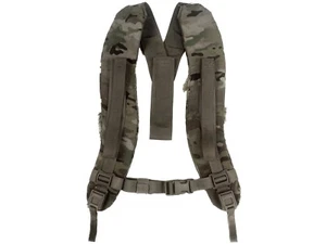 DAMAGED US Army Medium Rucksack Straps OCP Multicam Molle II Woodland - Picture 1 of 7