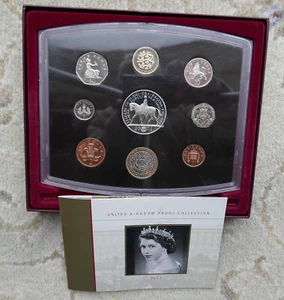 2002 9 Kursmünzensätze in Kartenbox - Bild 1 von 1