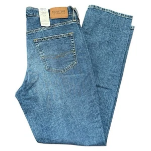 Pantalones de mezclilla para hombre Wrangler Premium 36X30 azul calce recto auténticos nuevos con etiquetas algodón - Imagen 1 de 10