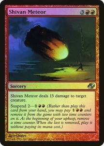 Planar Chaos MTG Foil Shivan Meteor Magic - Picture 1 of 2