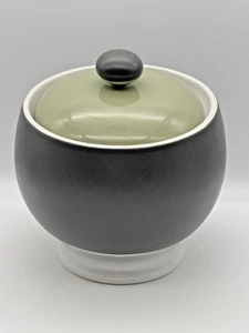 PFALTZGRAFF Kugel Kanister 6,6" abgewinkelt weiß anthrazit grau salbeigrün Deckel Retro - Bild 1 von 14