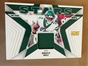 2025 Score - Stars of the Nfl Breece Hall #SNJ-37 Trikot (MEM) - Bild 1 von 2