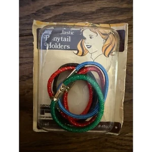 Vintage 70er Goody 5er Set Pferdeschwanzhalter in original geöffneter Verpackung - Bild 1 von 3