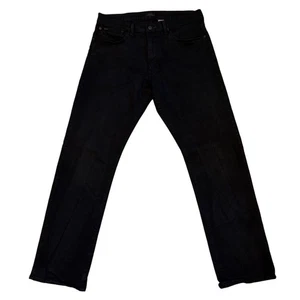 Polo Ralph Lauren Jeans Mens Size 34x34 Black Classic Fit Straight Leg Denim - Picture 1 of 12