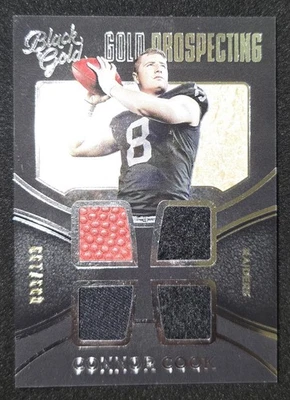 2016 Panini Black Gold #GQ20 Conner Cook /199 Gold Prospecting Oakland Raiders  - Image 1 of 2