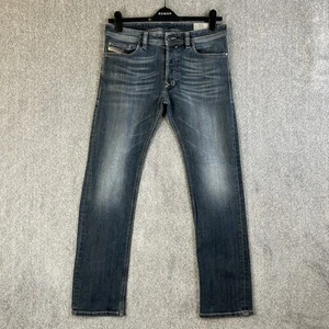 Diesel Jeans Safado-R Mens W 31 L 30 Blue Slim Straight Leg Faded Denim - Picture 1 of 11
