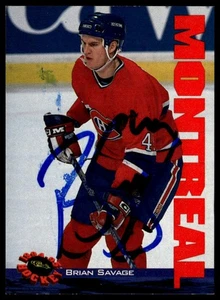 1994-95 Classic #34 Brian Savage Autograph - Picture 1 of 2