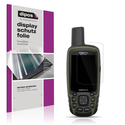 2x Film de protection d'écran pour Garmin GPSMAP 65 protecteur clair dipos - Photo 1/4