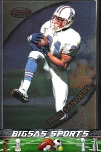 Chris Sanders 1997 Bowman's Best #83 Tennessee Oilers - Picture 1 of 2