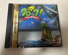 Croc Legend of the Gobbos Sega Saturn SS T-26410G 1998 avec boite manuelle oc...