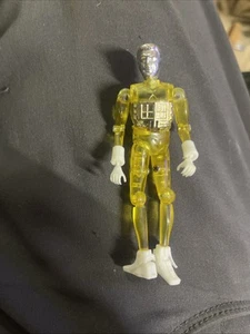 Vtg Mego Micronauts Action Figure Male Clear Yellow 1976 Time Traveler Toy - Bild 1 von 2