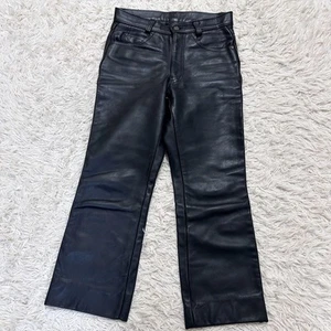 SCHOTT PERFECTO Leather Pants Biker Tag 80s 90s Biker Genuine from Japan - Picture 1 of 11